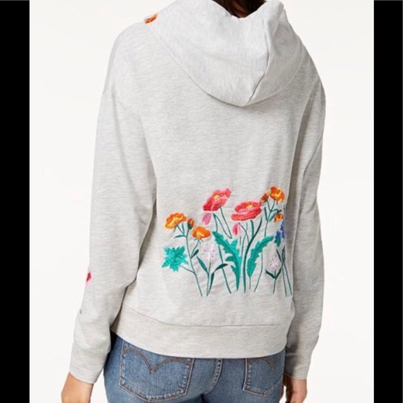 NWT Almost Famous hoodie sweater pull over top - Picture 2 of 5